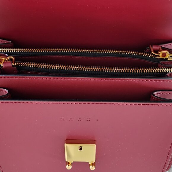 NWT-MARNI TRUNK BAG CALF SKIN MEDIUM ❤️ (#81) - Picture 13 of 15